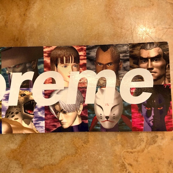 Supreme Street Fighter Box Logo + Supreme Yohji Yamamoto Stickers New Authentic - Picture 5 of 6